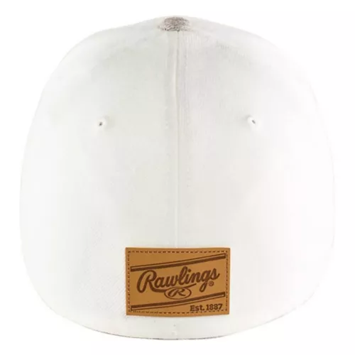 Men's Black Clover Rawlings Leather Patch Flexfit Hat 2 Men's Black Clover Rawlings Leather Patch Flexfit Hat - Image 2