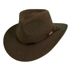 Men's Dorfman-Pacific Wool Felt Outback Cowboy Hat