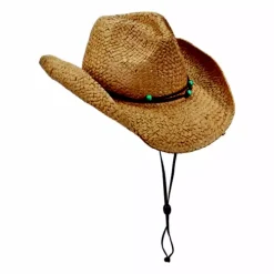 Women's Dorfman-Pacific Outback Beaded Cord Assorted Cowboy Hat -Black Clover Store 01669891275 2