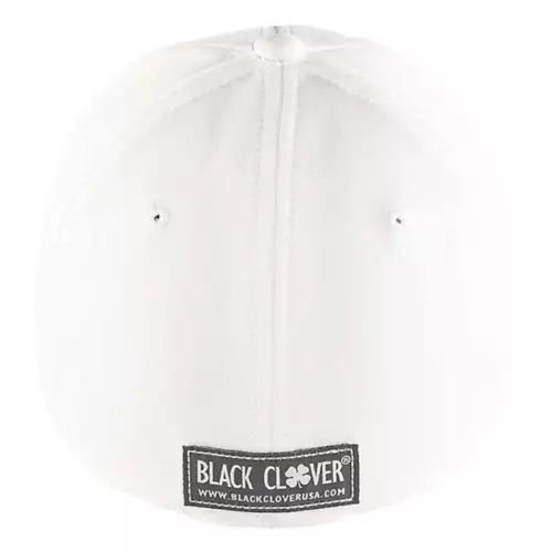 Adult Black Clover Outline Flexfit Hat 3 Adult Black Clover Outline Flexfit Hat - Image 3