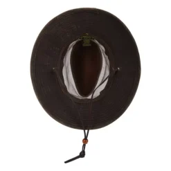 Men's Dorfman-Pacific Shadbush Weathered Cotton Safari Sun Hat -Black Clover Store 16698324861 3