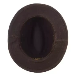 Men's Dorfman-Pacific The Trek Weathered Cotton Safari Bucket Hat -Black Clover Store 16698667845 2