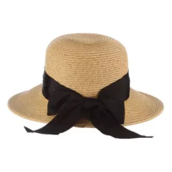 Adult Dorfman-Pacific Riviera Paper Braid Sun Hat -Black Clover Store 16698745291 2