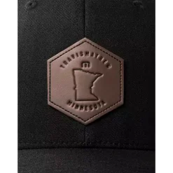 Men's TravisMathew Cabin Life Flexfit Golf Snapback Hat -Black Clover Store 19038828172 3
