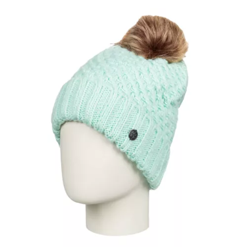 Women's Roxy Pom Blizzard Beanie 2 Women's Roxy Pom Blizzard Beanie - Image 2
