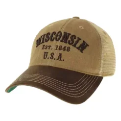 Adult Legacy Wisconsin Visor Trucker Snapback Hat