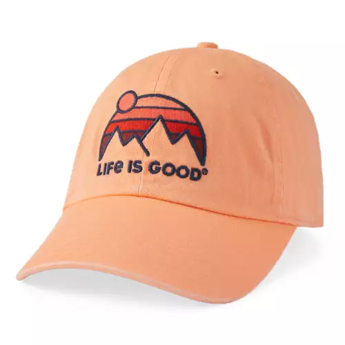 Women's Life Is Good Retro Mountains Chill Adjustable Hat 1 Women's Life Is Good Retro Mountains Chill Adjustable Hat