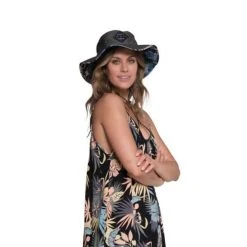 Women's Salty Crew Ray Days Vintage Sun Hat -Black Clover Store 80404633912 2
