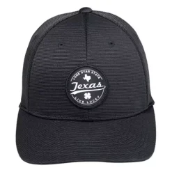 Adult Black Clover Texas Shadow Golf Flexfit Hat