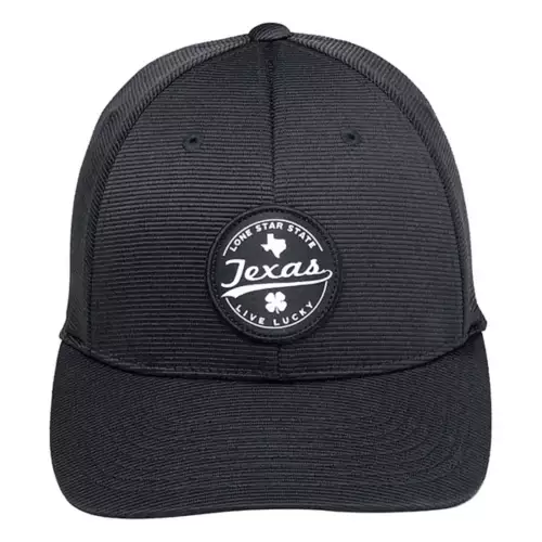 Adult Black Clover Texas Shadow Golf Flexfit Hat 1 Adult Black Clover Texas Shadow Golf Flexfit Hat