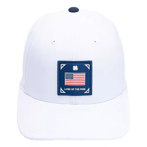 Adult Black Clover USA Represent Golf Flexfit Hat 1 Adult Black Clover USA Represent Golf Flexfit Hat