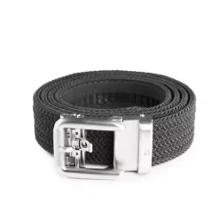 Men's Black Clover Braided Belt