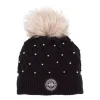 Girls' Nano POM Quilted Beanie