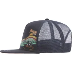 Toddler Boys' Nano Surfer Tour Stripe Snapback Hat -Black Clover Store 82996839506 2