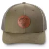 Adult Vortex Three Peaks Leather Patch Snapback Hat