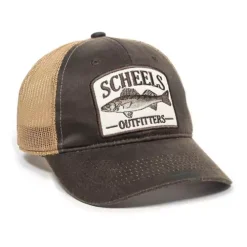 Men's Scheels Outfitters Walleye Logo Snapback Hat -Black Clover Store 88579256924 8