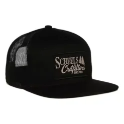 Adult Scheels Outfitters Flat Bill Snapback Hat -Black Clover Store 88579258276 1