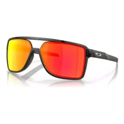Oakley Castel Matte Grey Smoke/Prizm Ruby Sunglasses